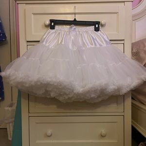 White Crinoline Petticoat